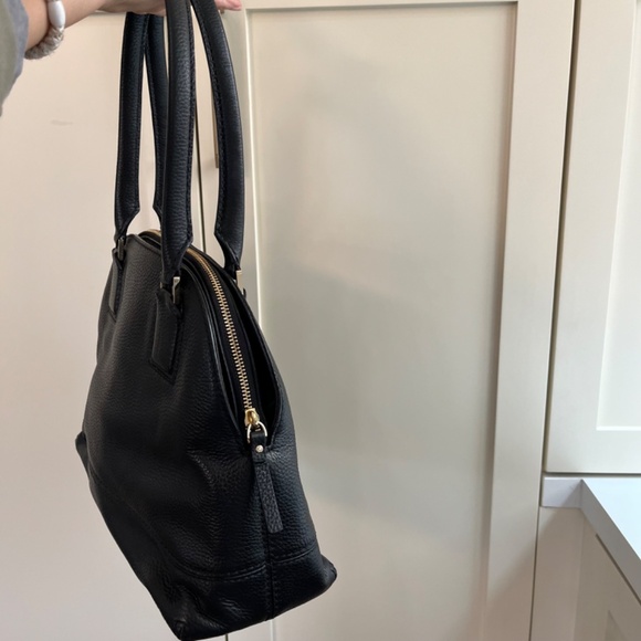 Kate Spade Pebbled Leather 3-Compartment Young Lane Anika Satchel with Gold - Picture 3 of 12